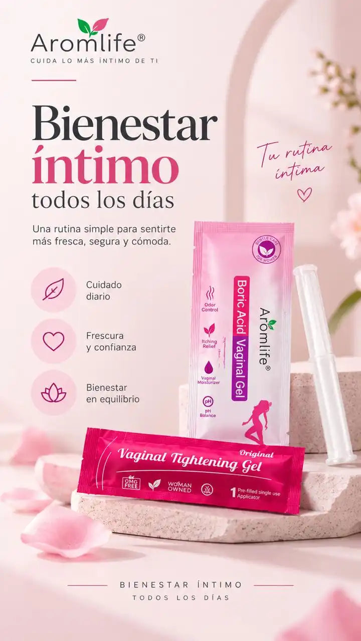 (Combo de Ovulos en Gel) ácido bórico y tight vaginal